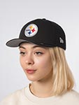 Бейсболка NEW ERA арт. 60691847 Pittsburgh Steelers NFL (черный)